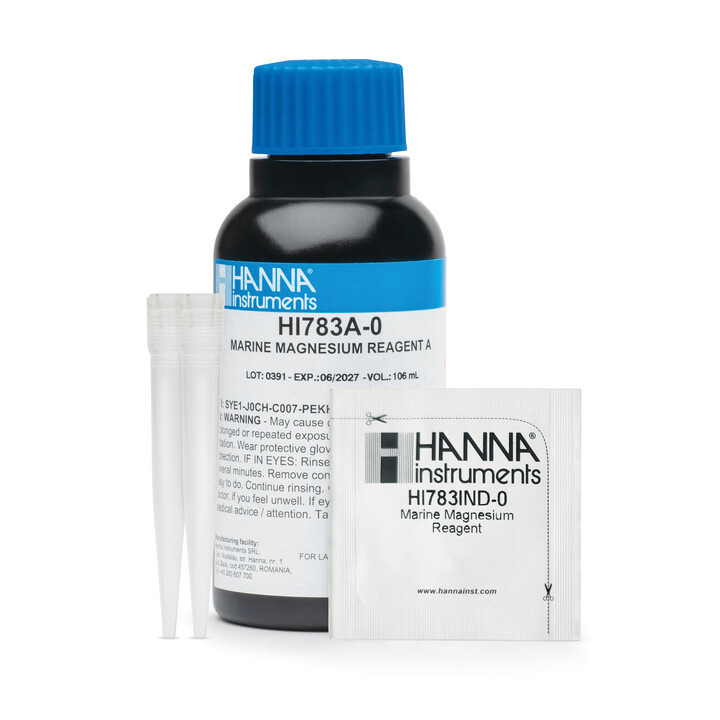 ハンナ マグネシウムチェッカー 試薬10回分 Marine Magnesium Checker® HC Reagants (25 Tests) - HI783-25