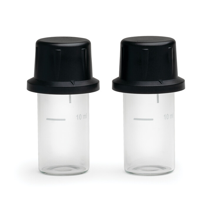 Hanna様 Glass cuvette with cap for Marine Master - HI731360