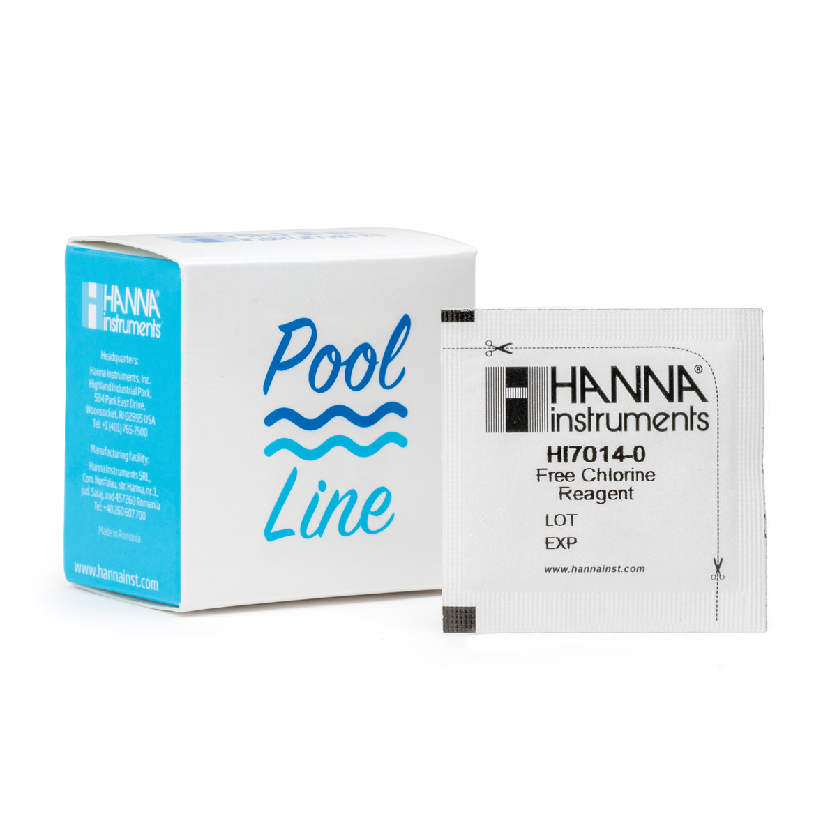 Pool Line Free Chlorine Checker HC Reagents | HI7014-25