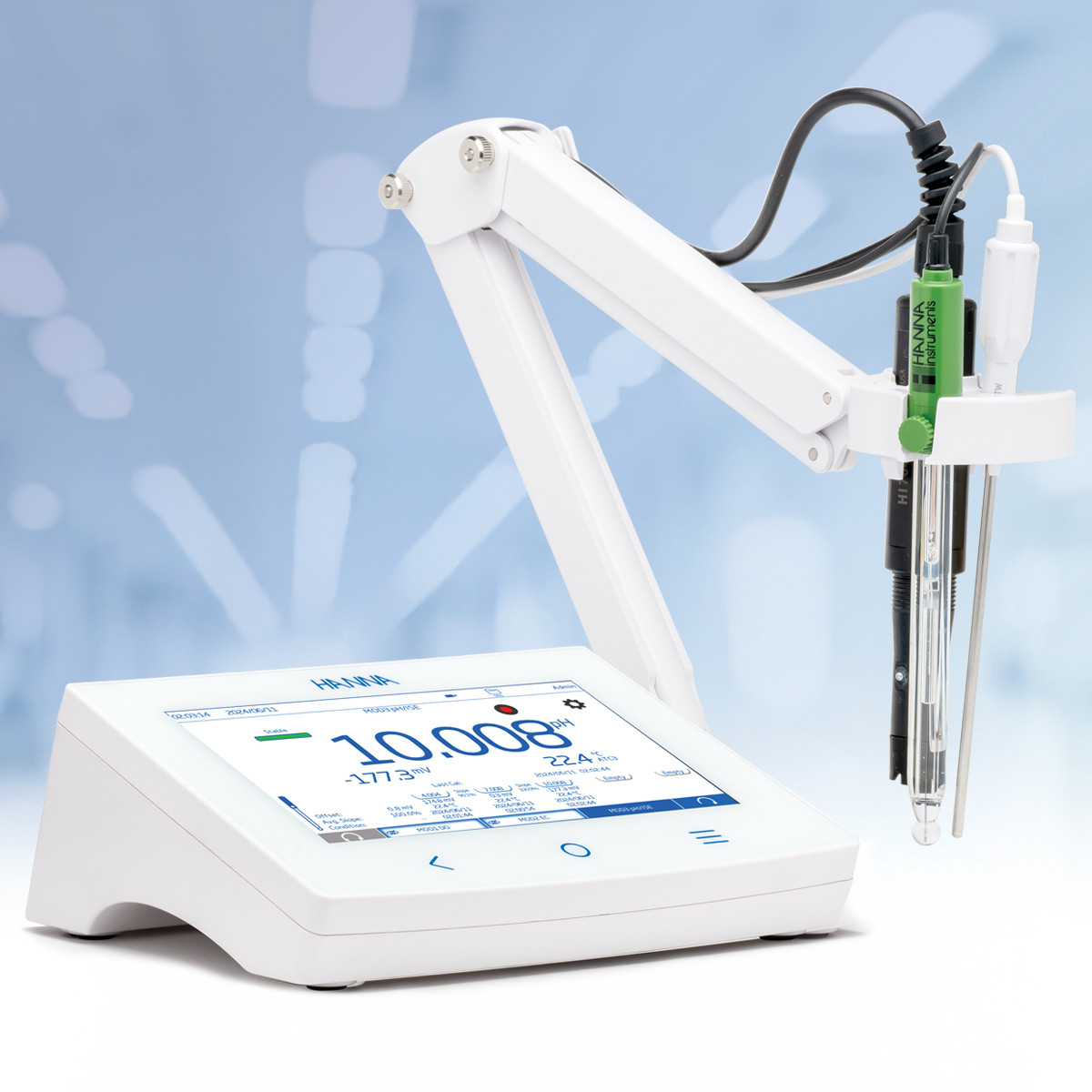 pH/ORP/ISE and EC/TDS Advanced Benchtop Meter Kit (HI6522-01