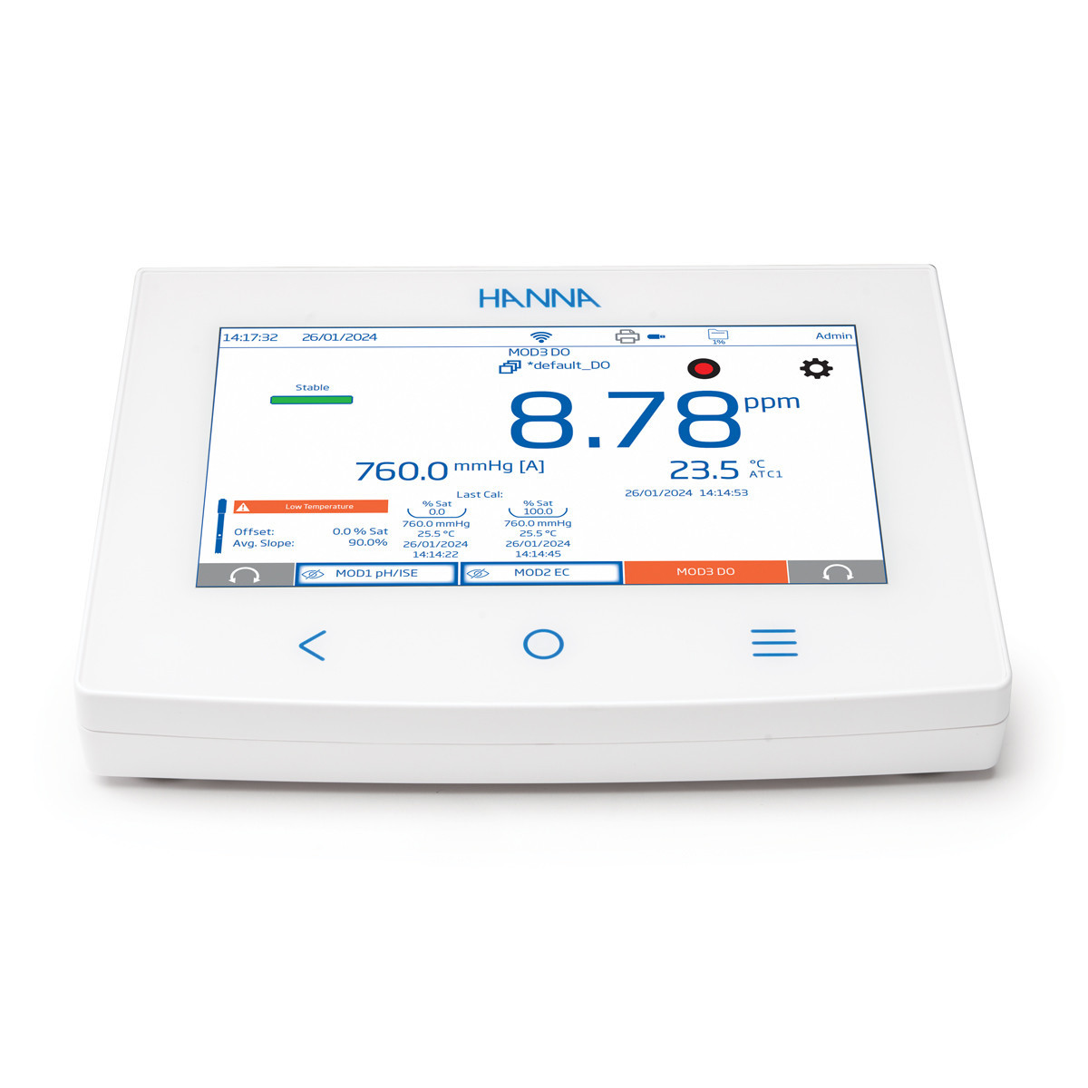pH/ORP/ISE and EC/TDS and DO Advanced Benchtop Meter Kit (HI6553