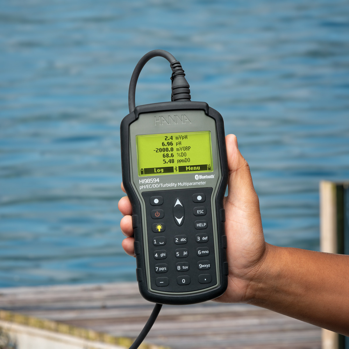 Portable Multiparameter pH/EC/Turbidity/opdo® Meter with Bluetooth