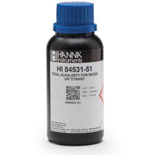 High Range Titrant for Titratable Alkalinity in Water Mini