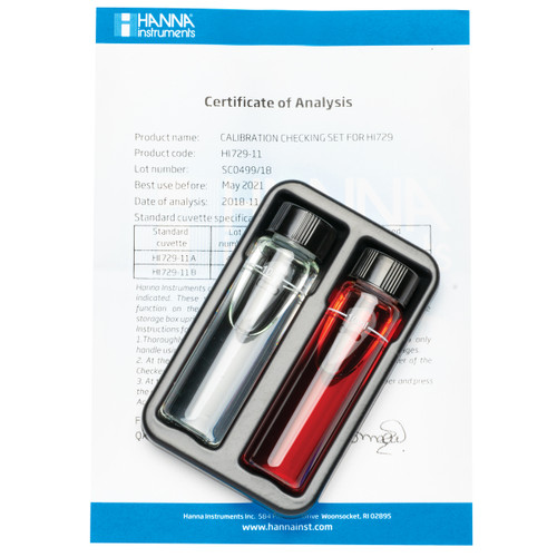Fluoride Low Range Checker HC Calibration Check Set - HI729-11