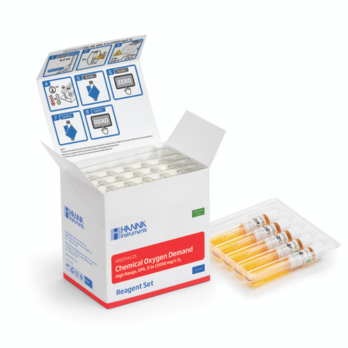 COD High Range Reagent Vials, Dichromate Method (25 tests)