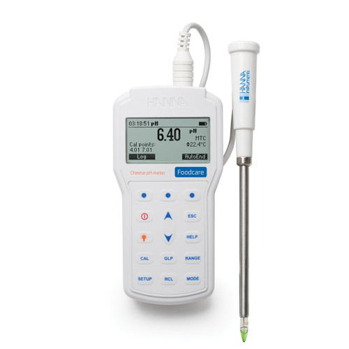 Professional Portable Cheese pH Meter - HI98165