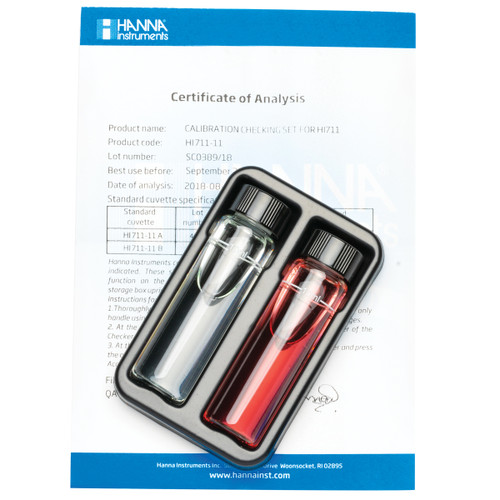 Total Chlorine Checker® HC Calibration Check Set - HI711-11