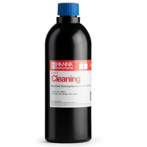 HI8077L Cleaning Solution for Oil and Fats in FDA Bottle (500 mL)