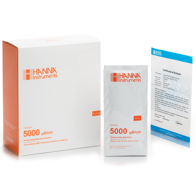 hana ページ HI70031C 1413 µS/cm Conductivity Standard (25 x 20mL)