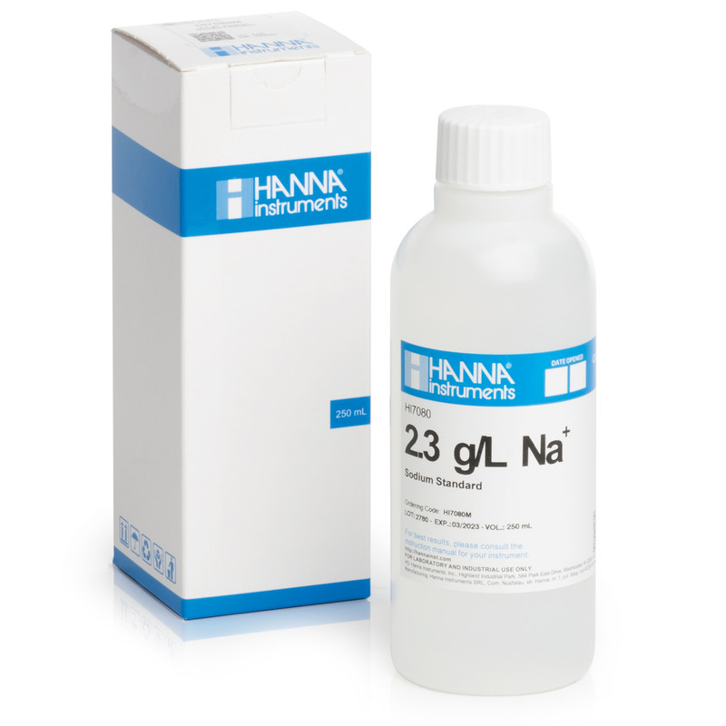 23 g/L Sodium Standard Solution (230 mL) - HI7086M
