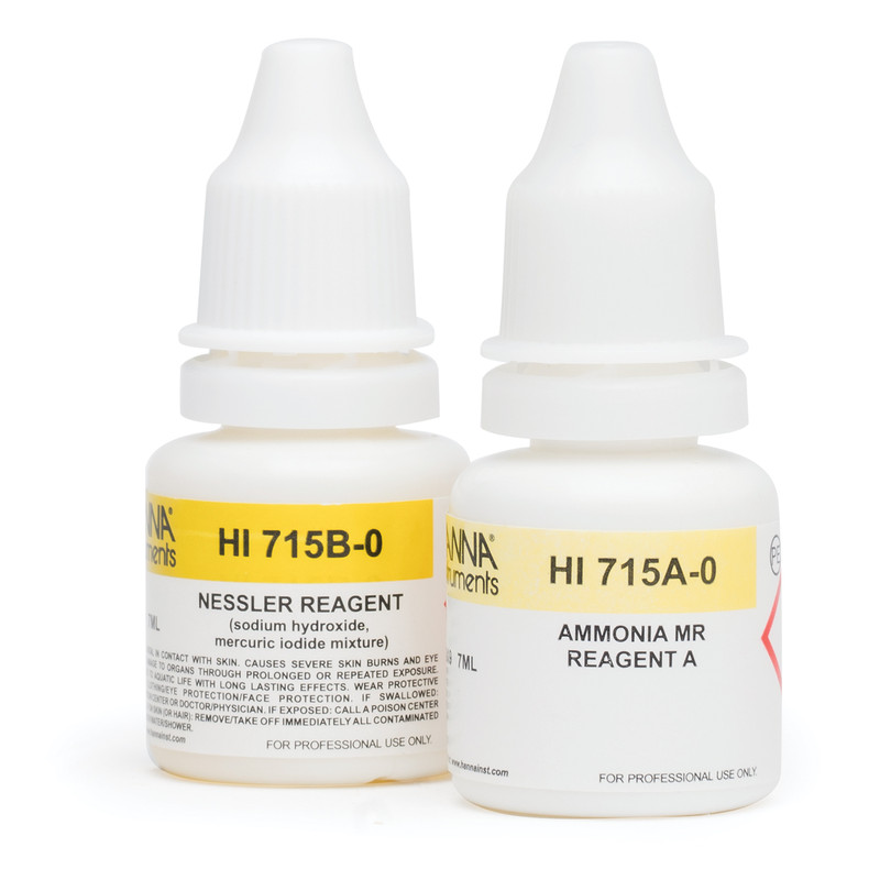 Reagants for 25 Marine Ammonia Checker® HC Tests - HI784-25