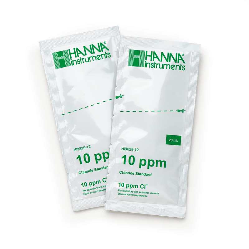 10 ppm Nitrate Standard (as N) Sachets for HI9829 (25 x 25 mL