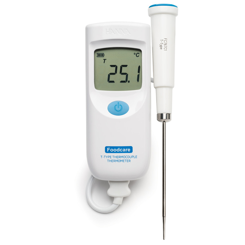 Foodcare T-Type Thermocouple Thermometer with Fixed Probe - HI935008