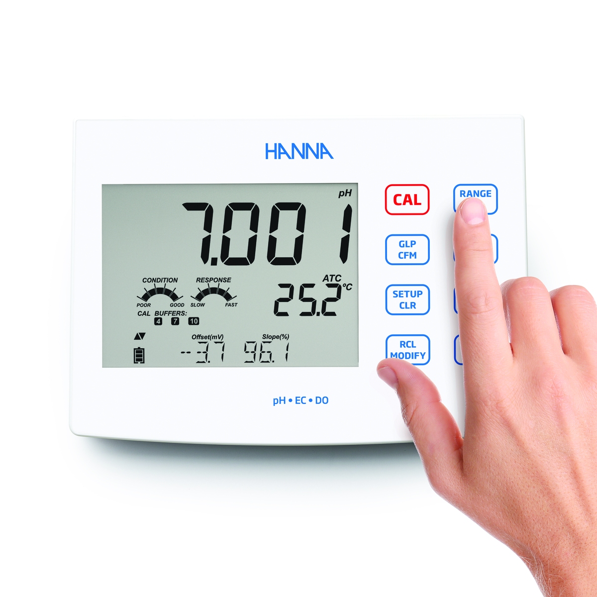 pH, EC, TDS, DO Simple Benchtop Meter (HI2600) | Hanna Instruments