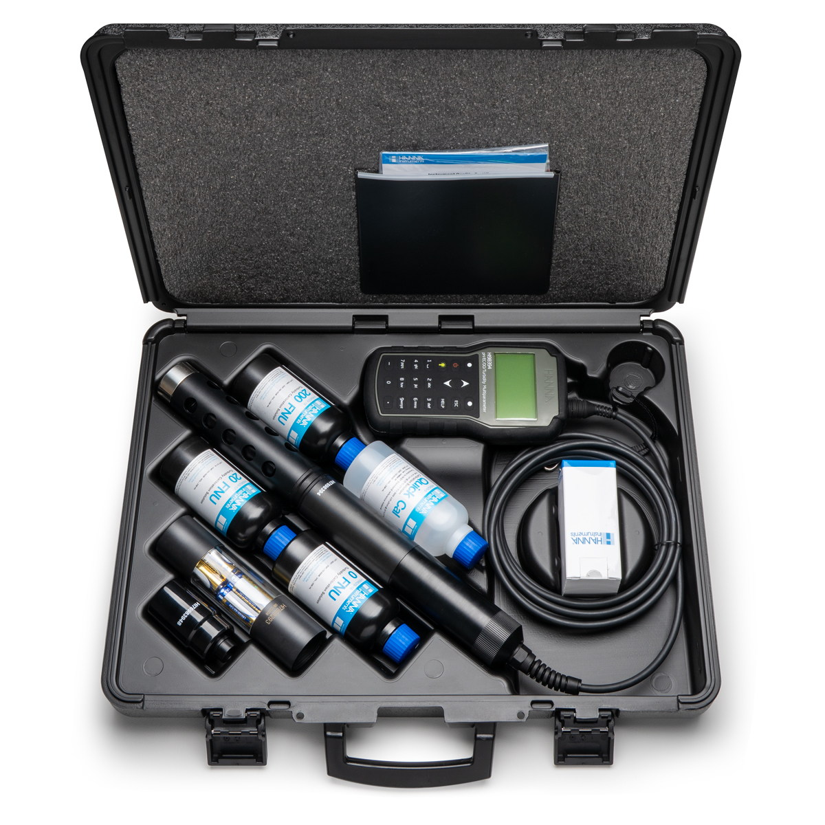 Portable Multiparameter pH/EC/ISE/Turbidity/DO Meter with GPS and