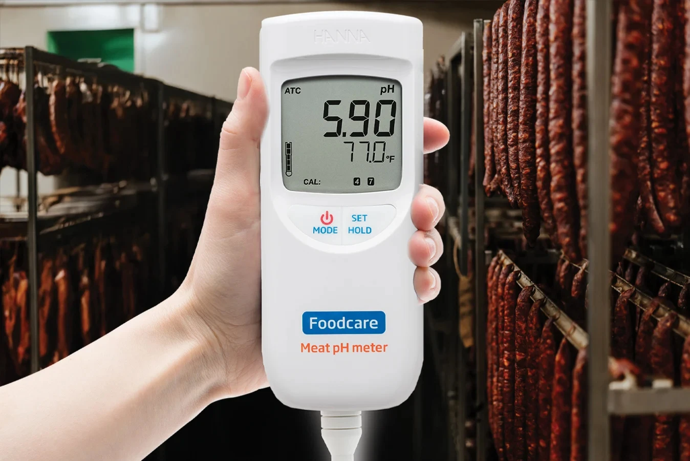 Monitor quality throughout meat manufacturing plants