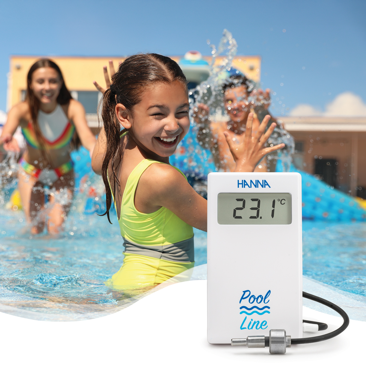 Cool off with refreshing pool temperatures