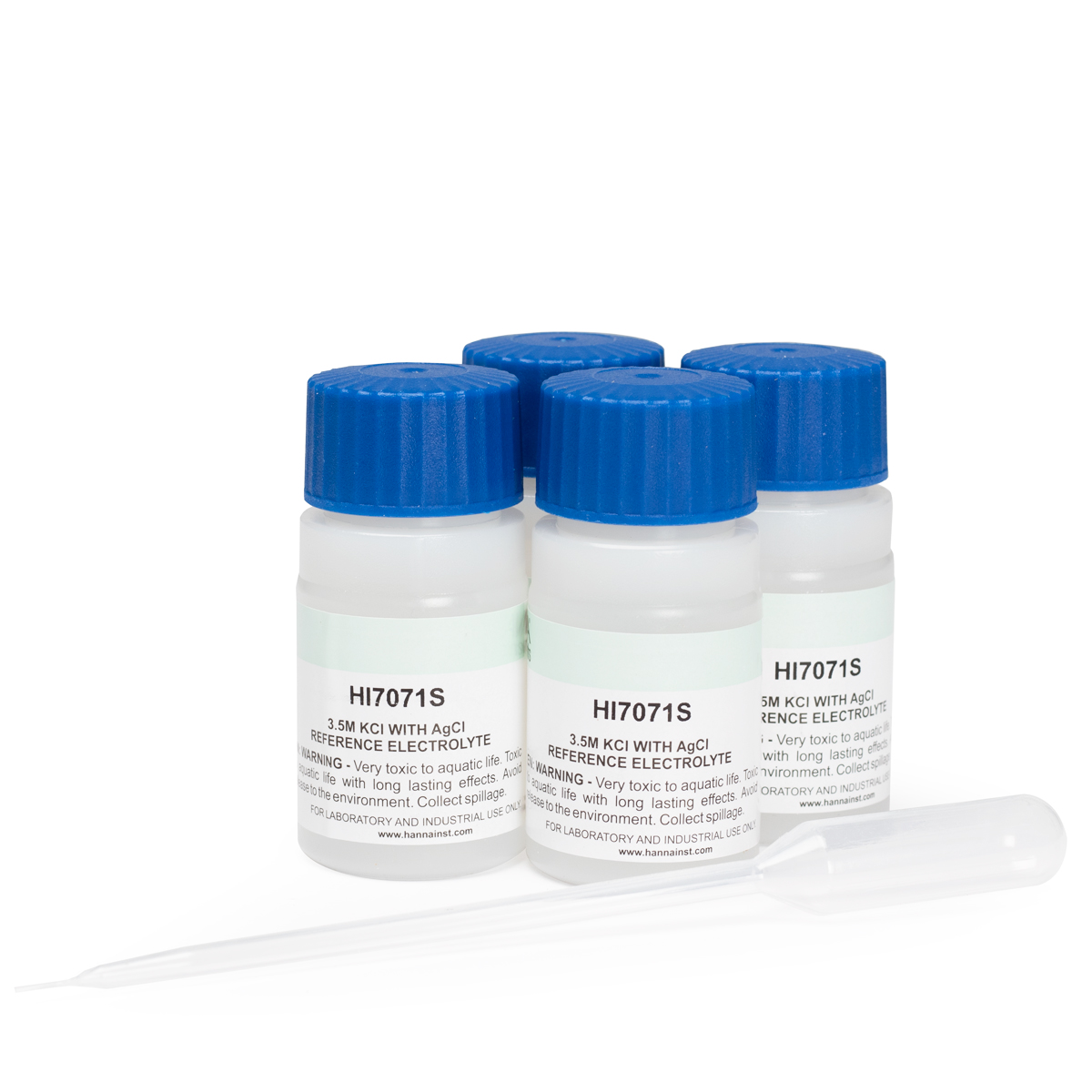 HI7071 Electrolyte Fill Solution, 3.5M KCl + AgCl (30 mL x 4)