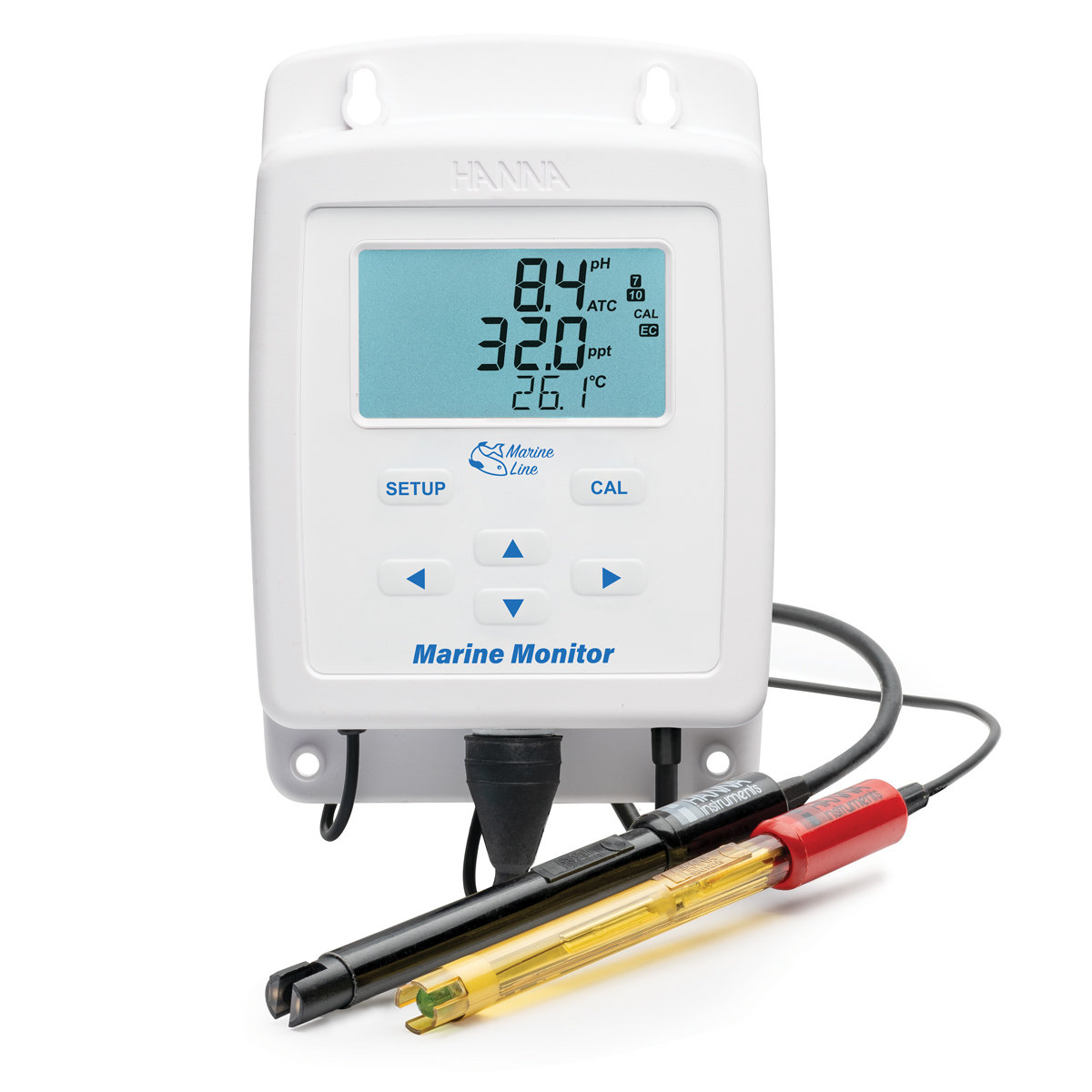 水質管理 Hanna Marine Monitor HI 981520 Marine Monitor pH/Salinity/Temperature
