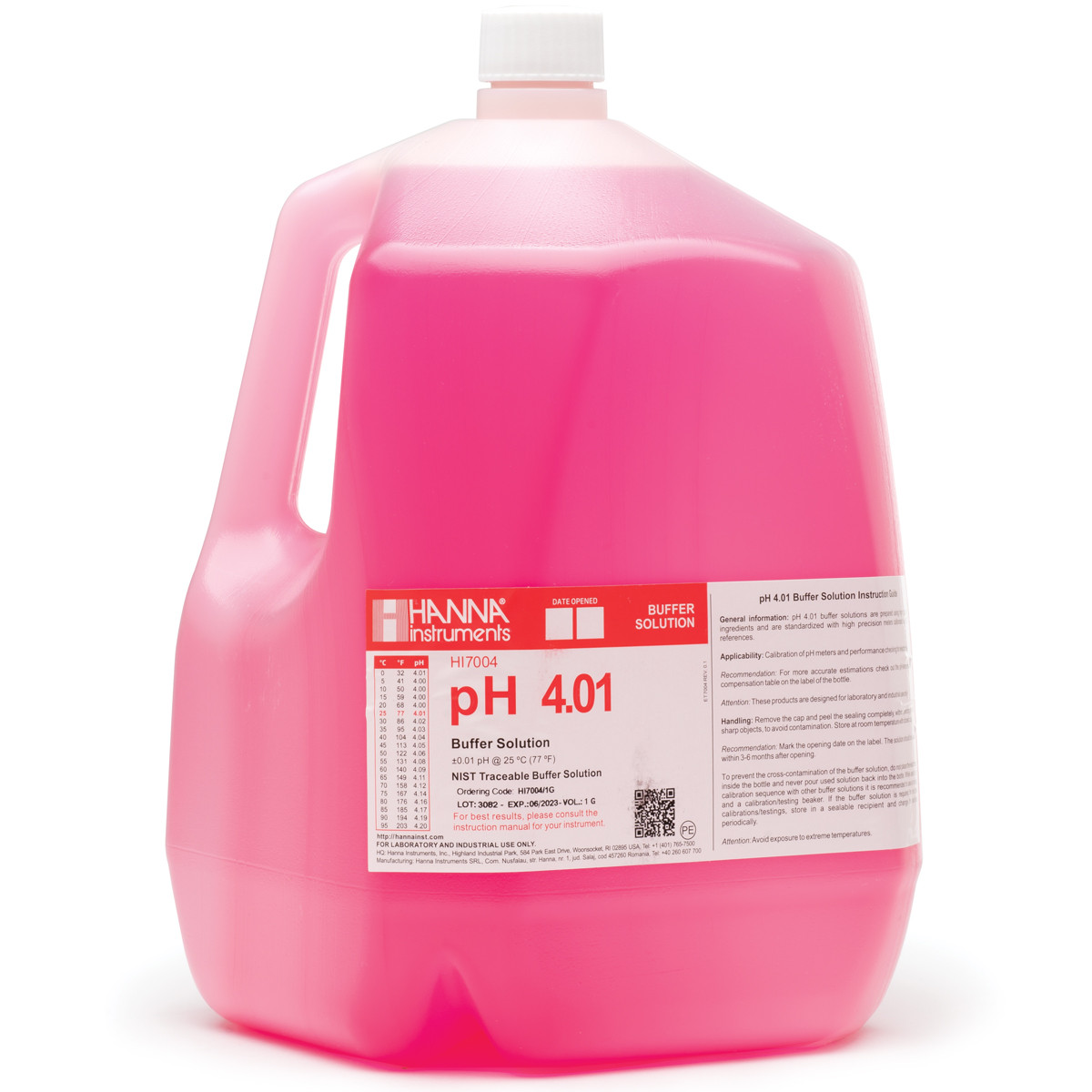 pH 4.01 Calibration Solution (1 G ( 3.78 L))