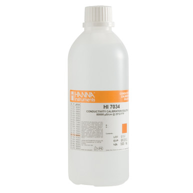 80000 µS/cm Conductivity Standard (500mL Bottle)