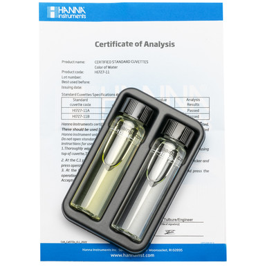 Color of Water Checker® HC Calibration Check Set - HI727-11