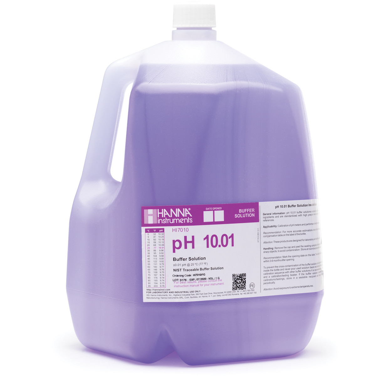 pH 10.01 Calibration Solution (1 G ( 3.78 L))