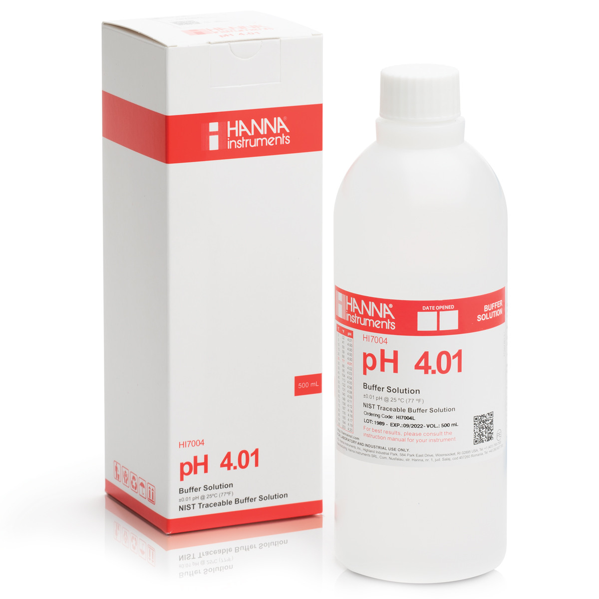 pH 4.01 Calibration Buffer Solution (500 mL)