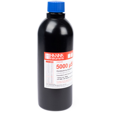 µS/cm Conductivity Standard in FDA Bottle (500mL)