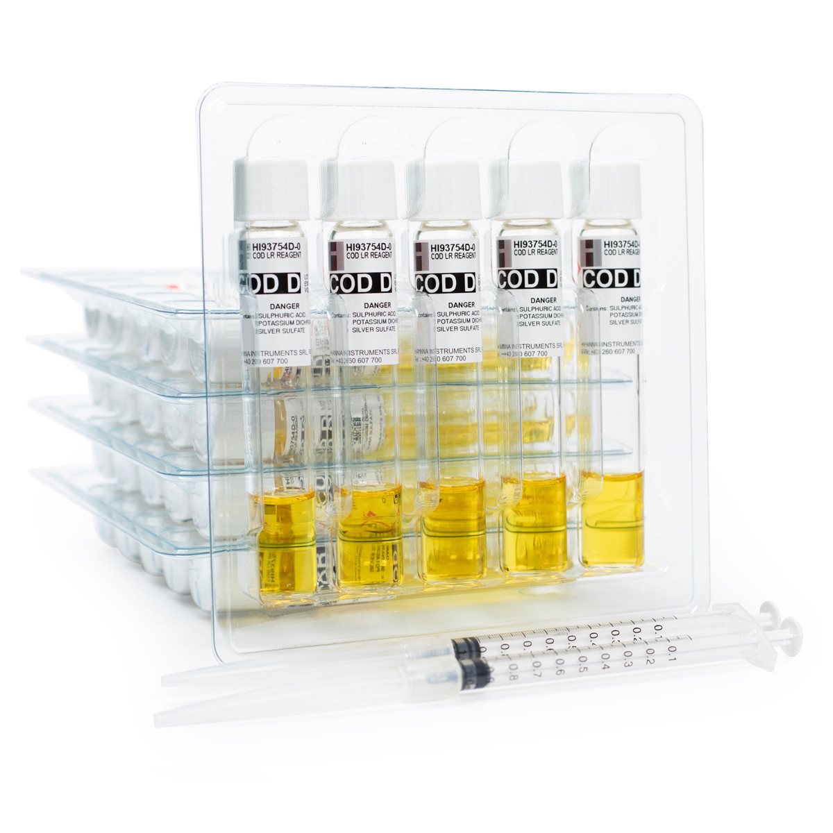 Low Range Reagent Vials, Mercury-Free Method (25 tests)