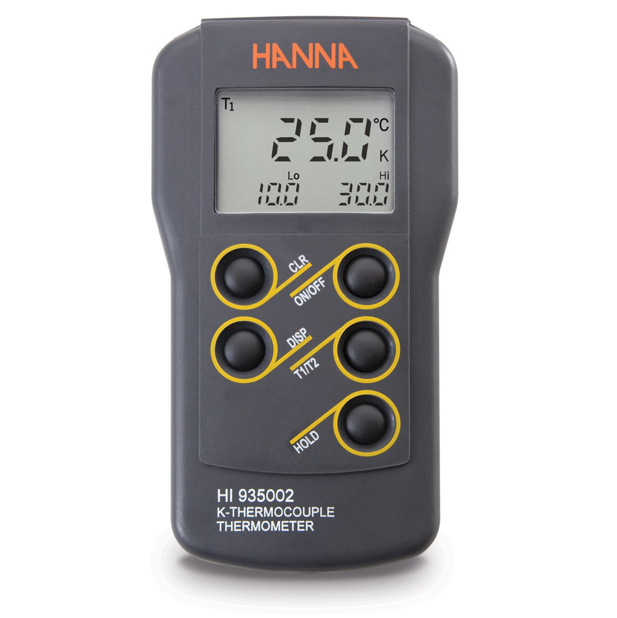 Handheld Thermocouple Meter with Dual Thermocouple Inputs