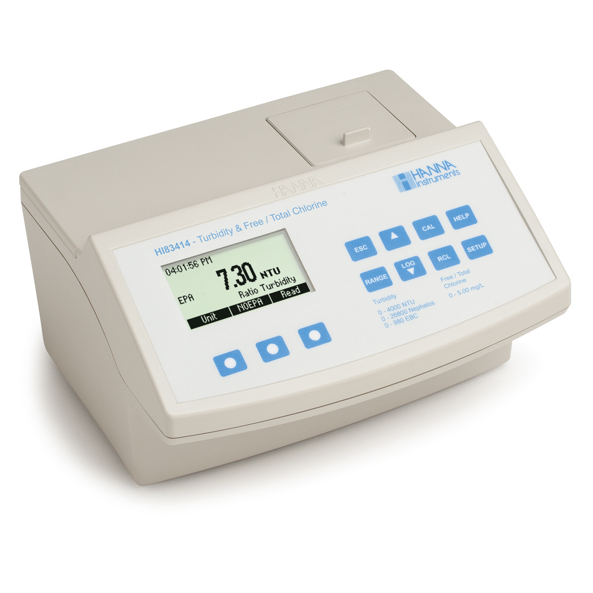 EPA Compliant Benchtop Turbidity and Chlorine Meter