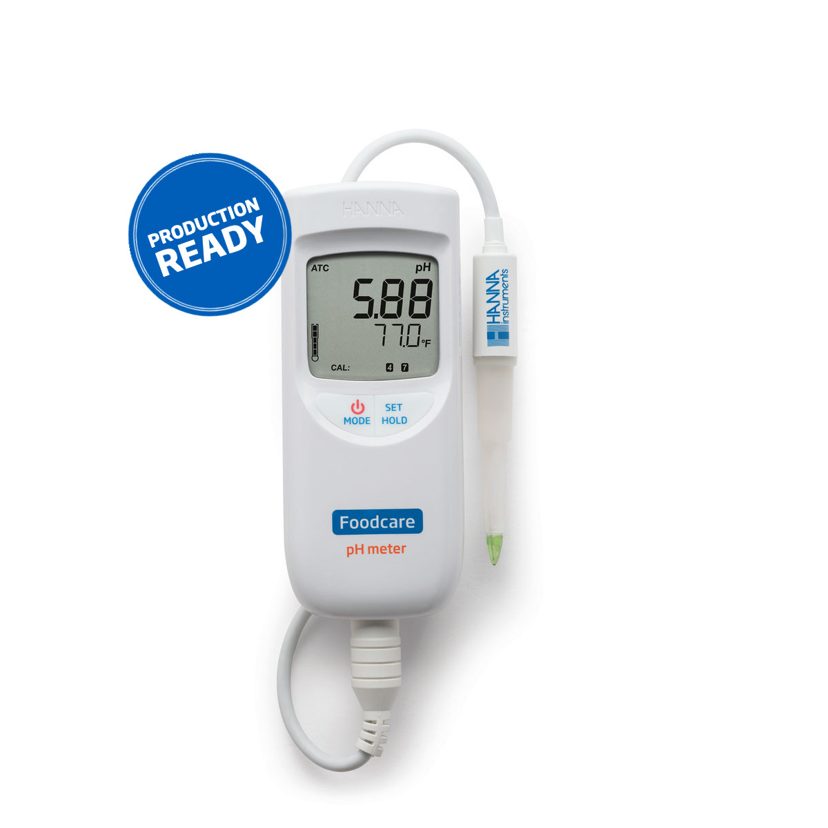 Portable pH Meter for Food & Dairy - HI99161 | Hanna Instruments