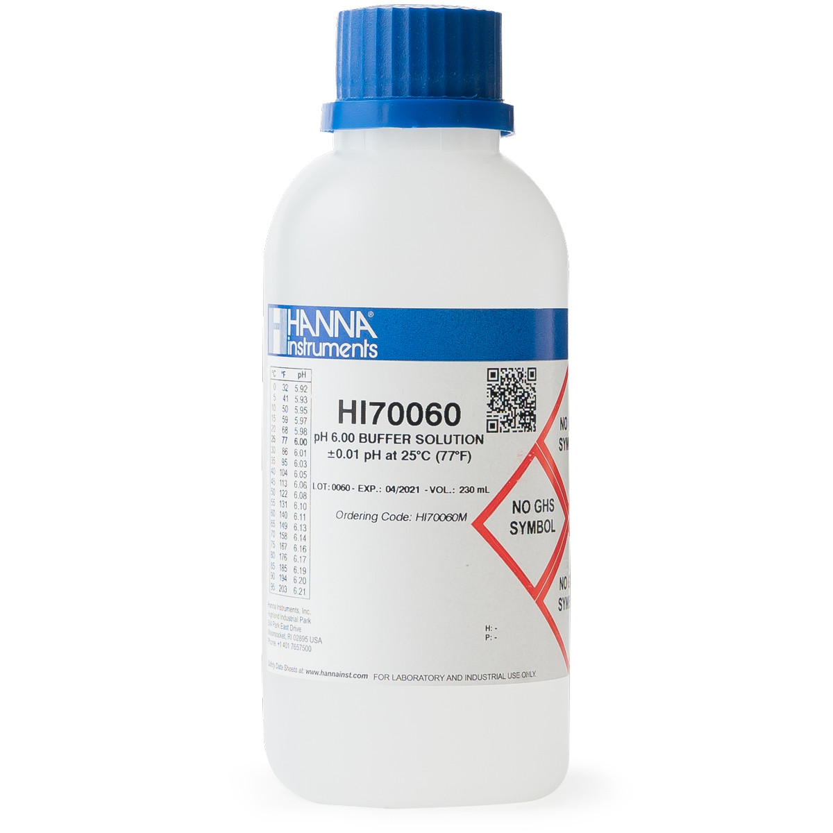 pH 6.00 Calibration Solution (230 mL)