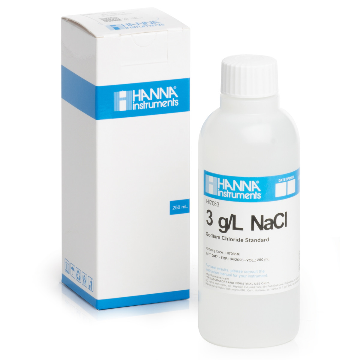 3.0 g/L NaCl Standard Solution (230 mL Bottle)