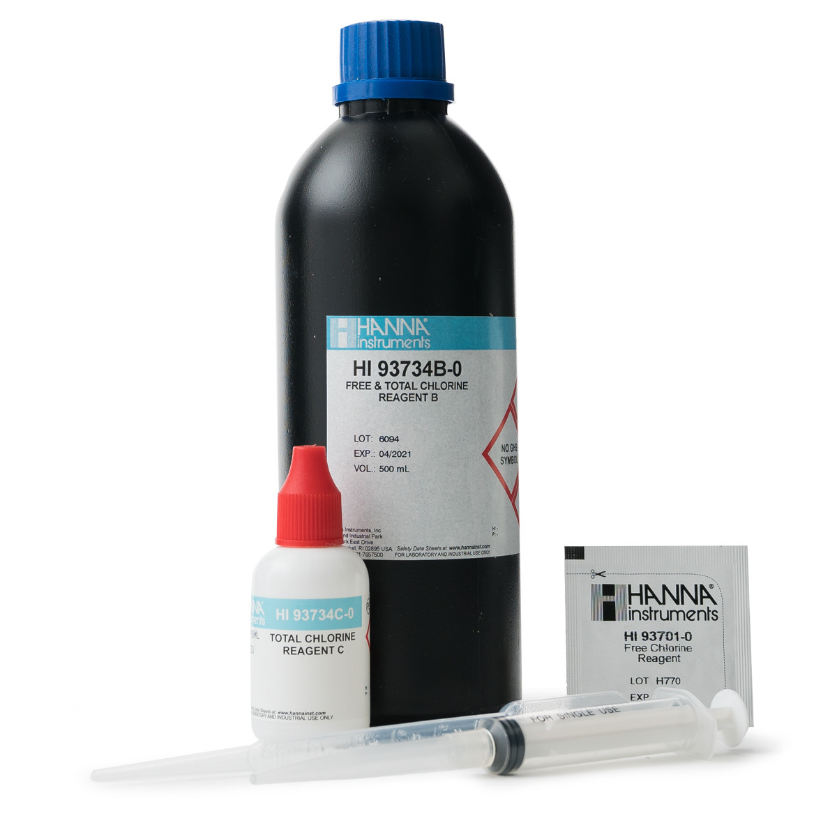 Free and Total Chlorine High Range Reagents (300 tests)