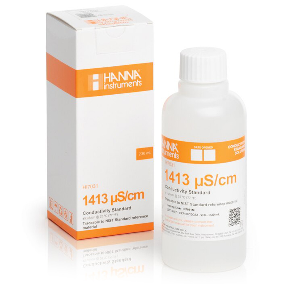 1413 µS/cm Conductivity Standard (230mL Bottle)