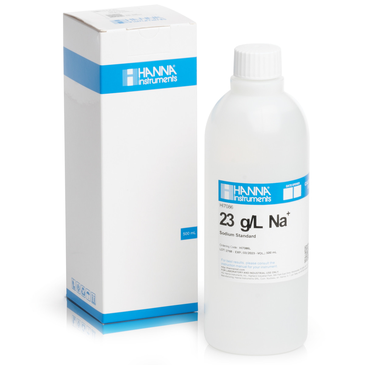 23 g/L Sodium Standard Solution (500 mL)