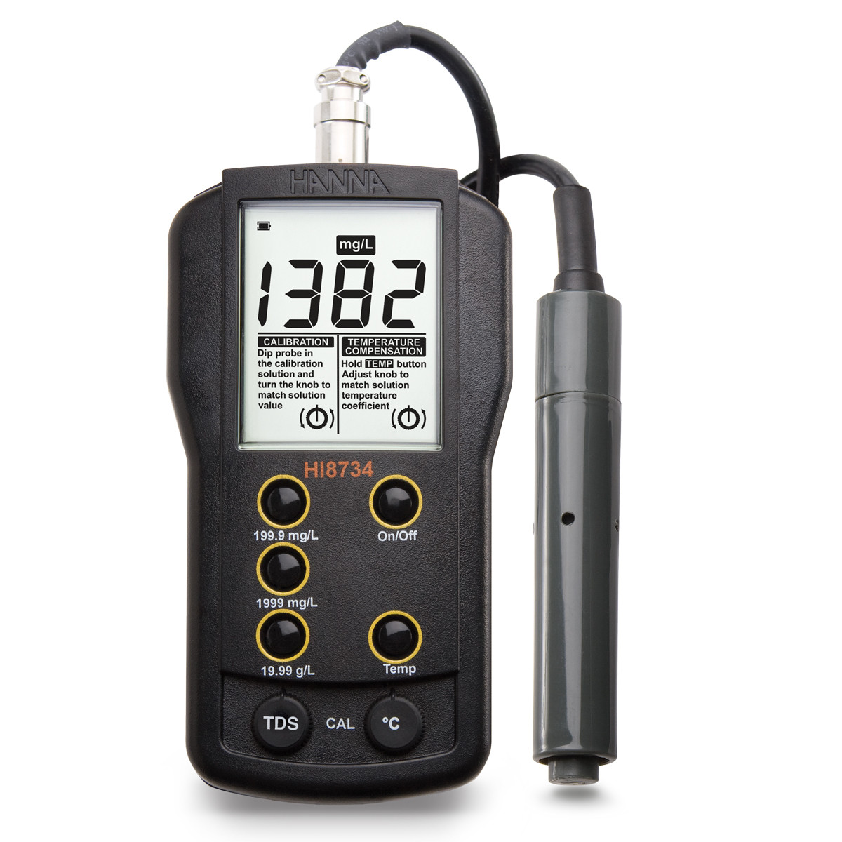 Three Range Portable TDS Meter