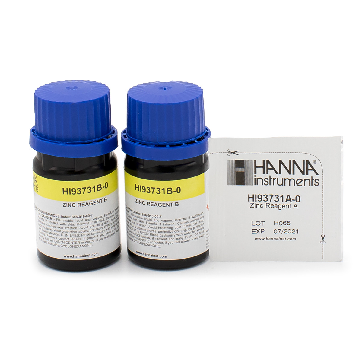 Zinc Test Kit Replacement Reagents (100 Tests)