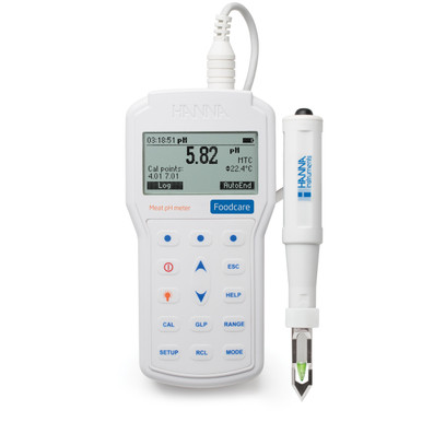 Professional Portable Meat pH Meter - HI98163