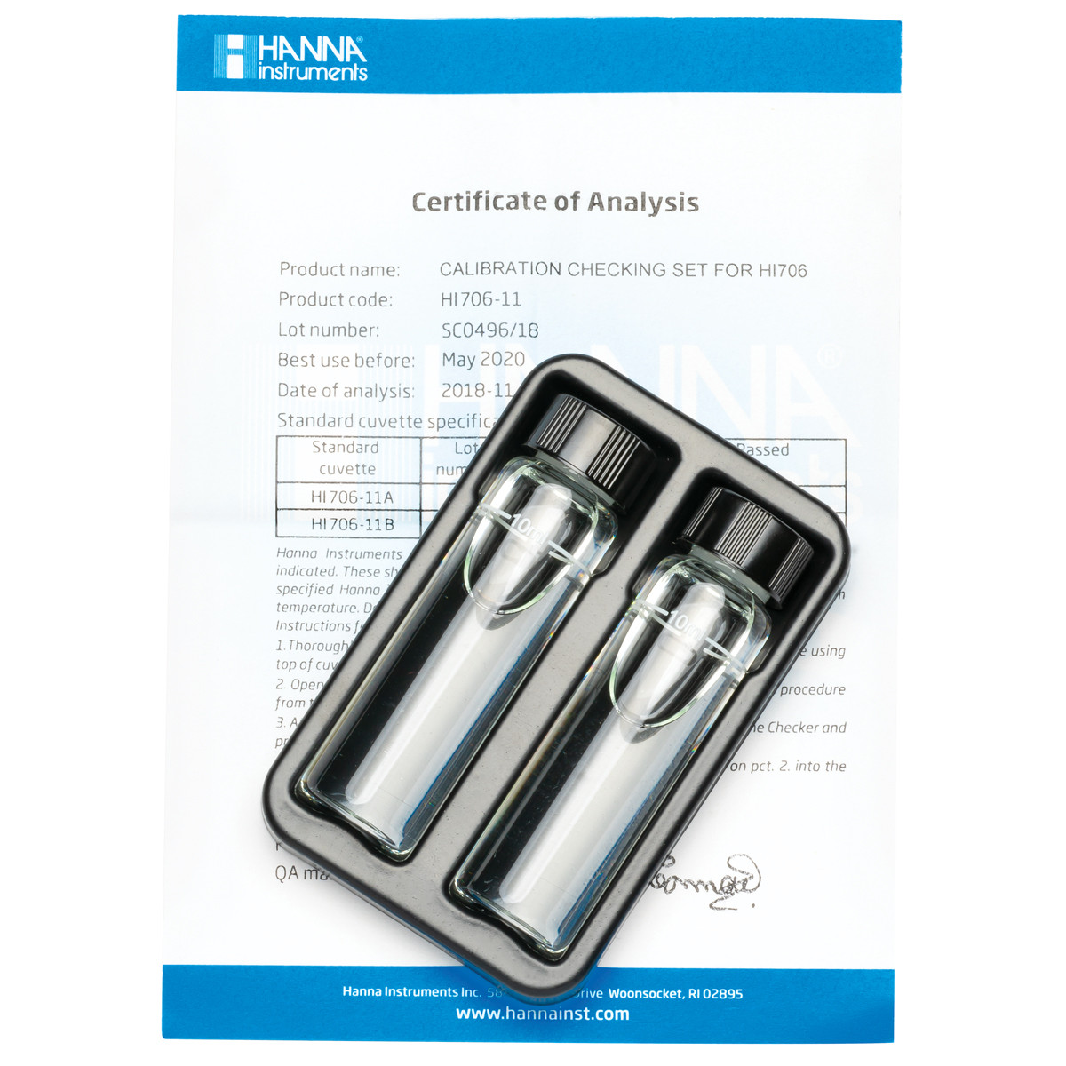 Phosphorus High Range Checker® HC Calibration Check Set