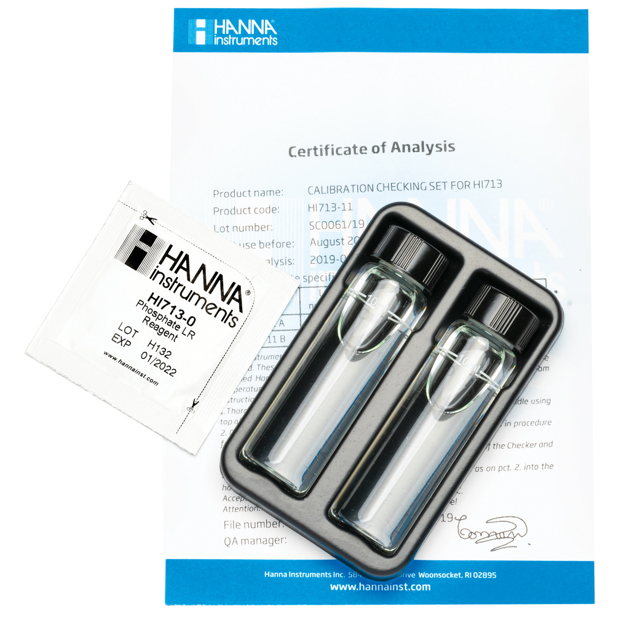 Phosphate Low Range Checker® HC Calibration Check Set