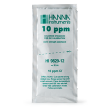 10 ppm Chloride Calibration Standard Sachets for HI9829 (25 x 25 mL)