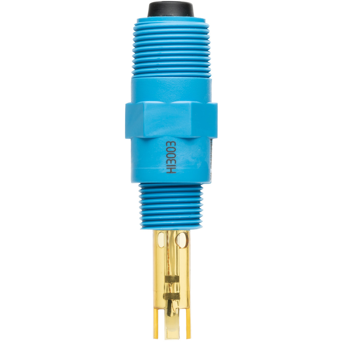 Flow-thru Conductivity Probe -  NTC Sensor, DIN Connector, 3m Cable