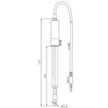 Digital Glass Body pH Electrode with Clogging Prevention System (CPS™)