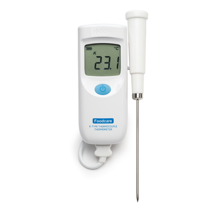 Hanna Foodcare K-Type Thermocouple Thermometer with Interchangeable Probe - HI935001