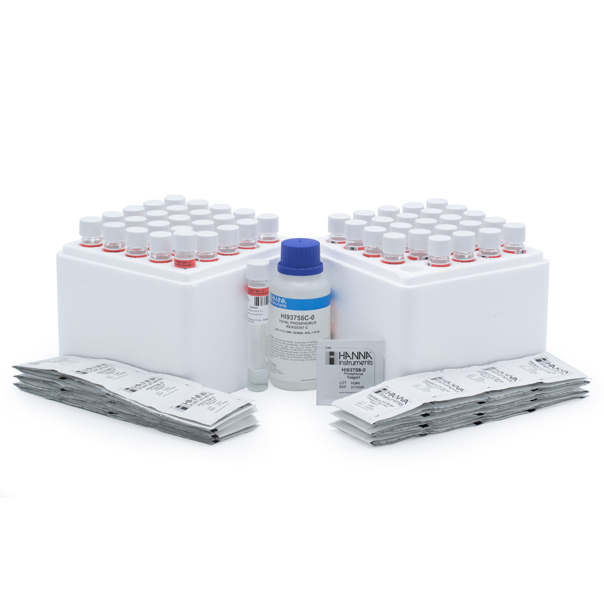 Total Phosphorus Low Range Reagents with Barcode Recognition