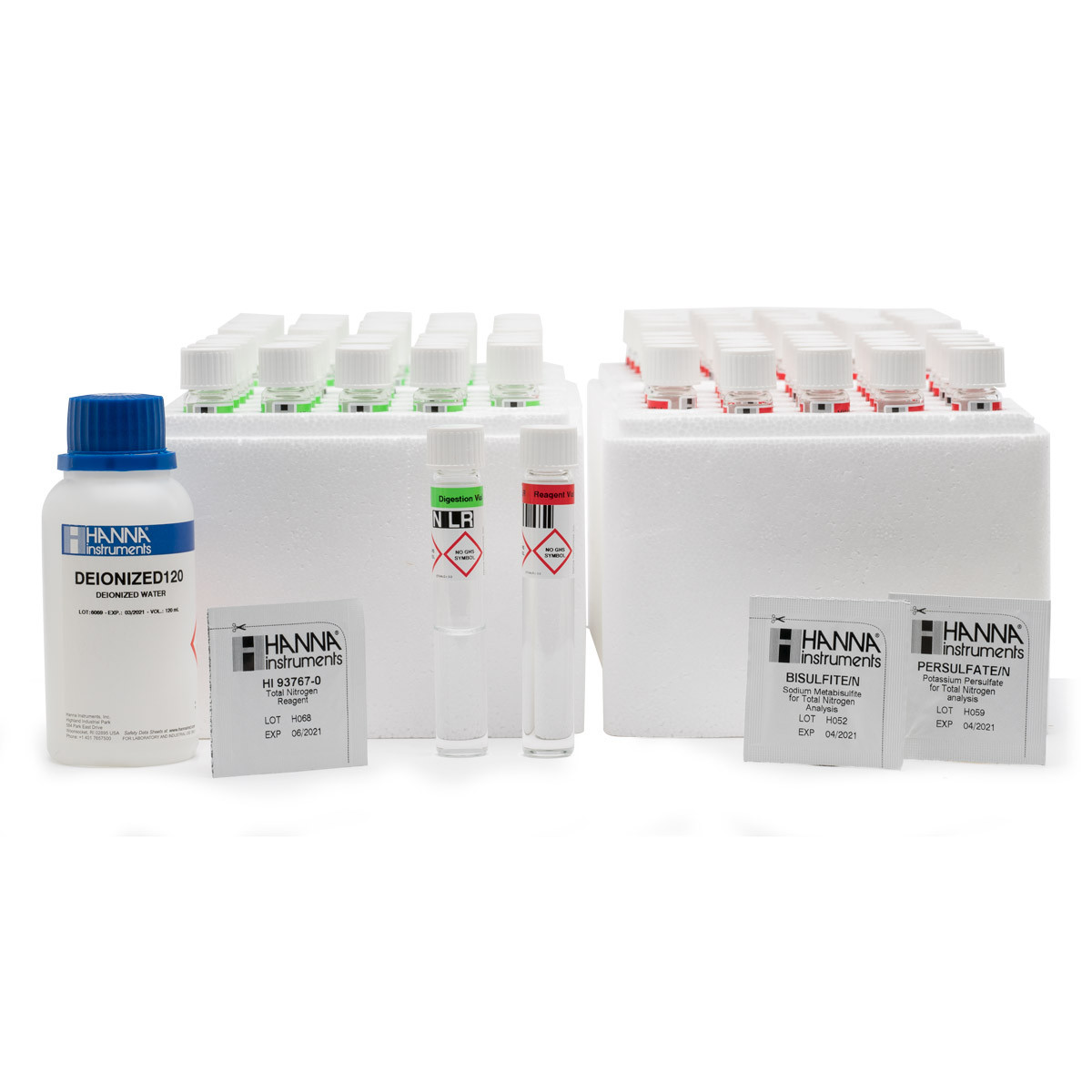 Total Nitrogen Low Range Reagents with Barcode Recognition