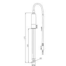 Digital Glass Body pH Electrode for Hydrocarbons and Solvents